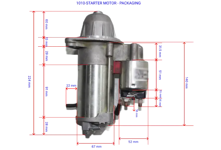 Starter-Motor Packaging