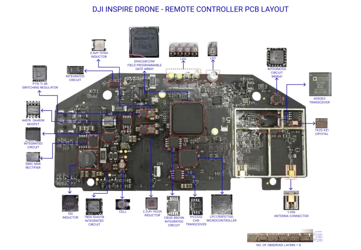Drone-39-DJI-Drone-Remote-Controller-PCB-Layout Drone-39-DJI-Drone-Remote-Controller-PCB-Layout