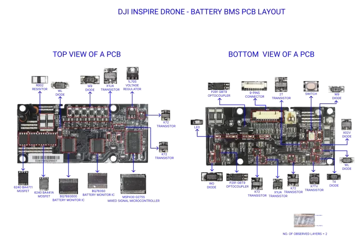 Drone-40-DJI-Drone-BMS-PCB-Layout Drone-40-DJI-Drone-BMS-PCB-Layout