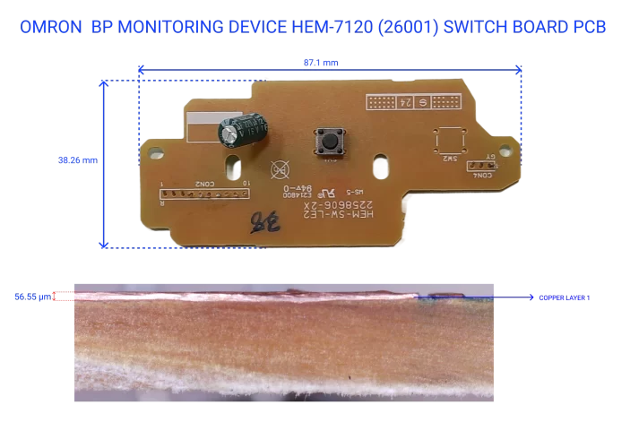 Omron BP-19-Monitoring Device Switch board Omron BP-19-Monitoring Device Switch board