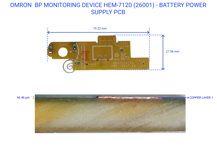 Omron BP-21-Monitoring Device Battery power
